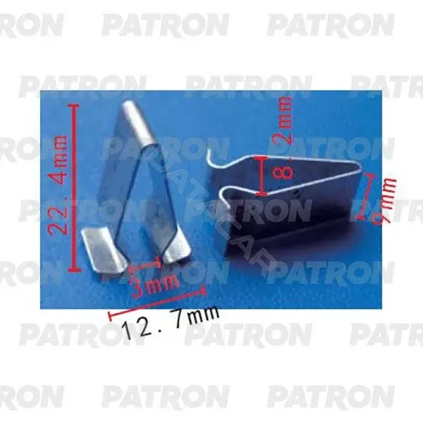 Клипсы, фиксаторы, зажимы PATRON P37-2237