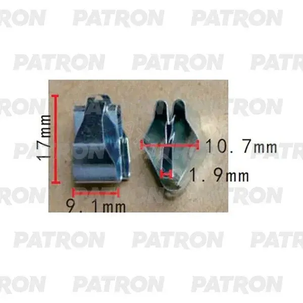 Клипсы, фиксаторы, зажимы PATRON P37-2260