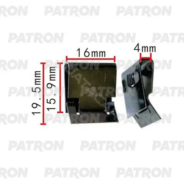 Клипсы, фиксаторы, зажимы PATRON P37-2276