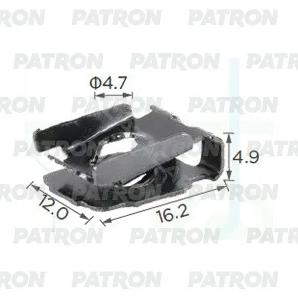 Клипсы, фиксаторы, зажимы PATRON P37-2395