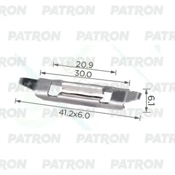 Клипсы, фиксаторы, зажимы PATRON P37-2460