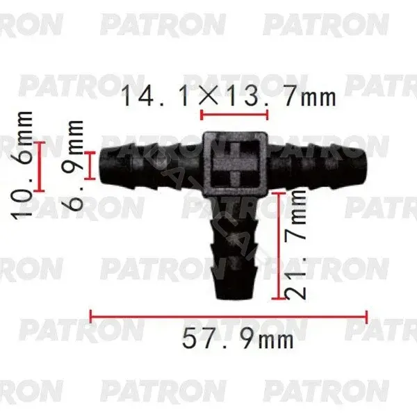 Клипсы, фиксаторы, зажимы PATRON P37-2076