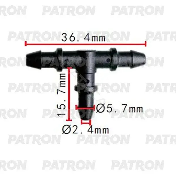 Клипсы, фиксаторы, зажимы PATRON P37-2128