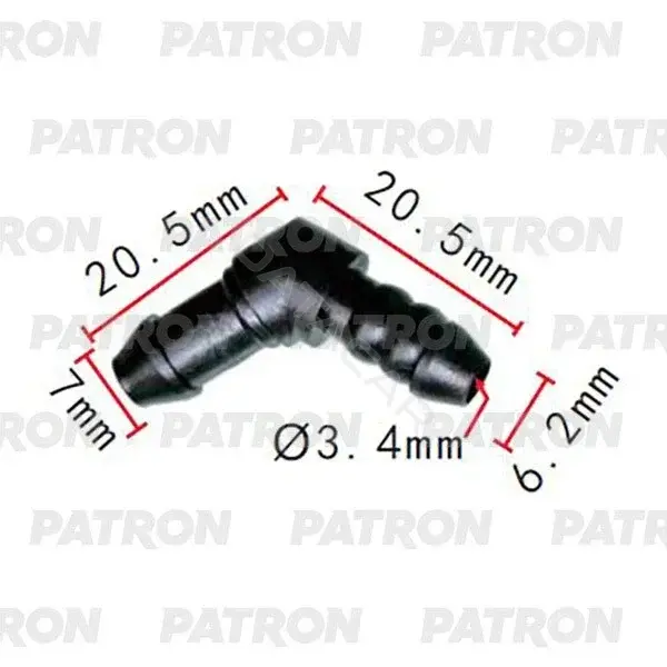 Клипсы, фиксаторы, зажимы PATRON P37-2133