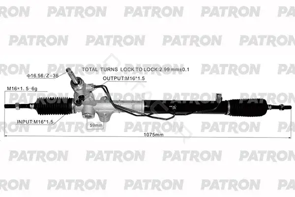 Рулевая рейка PATRON PSG3139