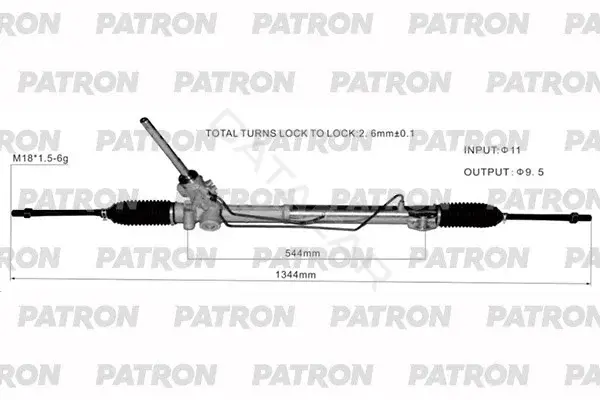 Рулевая рейка PATRON PSG3142