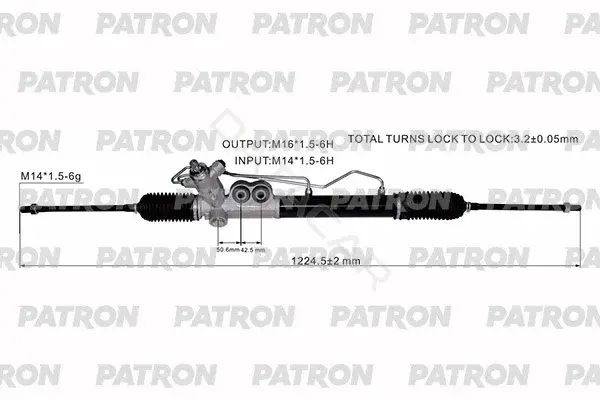 Рулевая рейка PATRON PSG3224