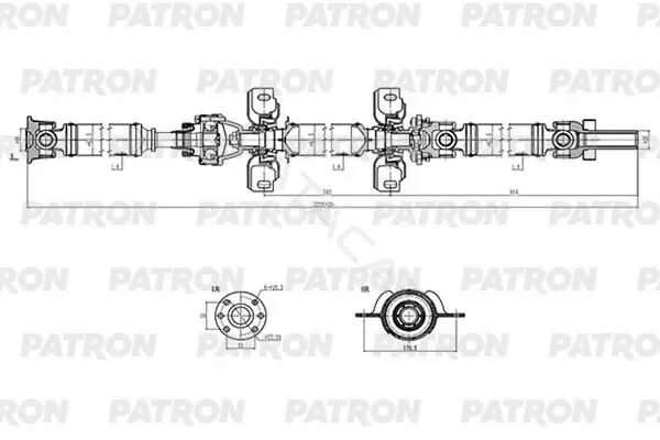 Кардан PATRON PKR020