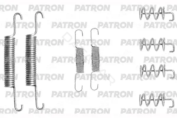 Ремкомплект тормозных колодок PATRON PSRK0297