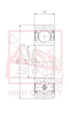 Подшипник ступицы ASVA AB205215
