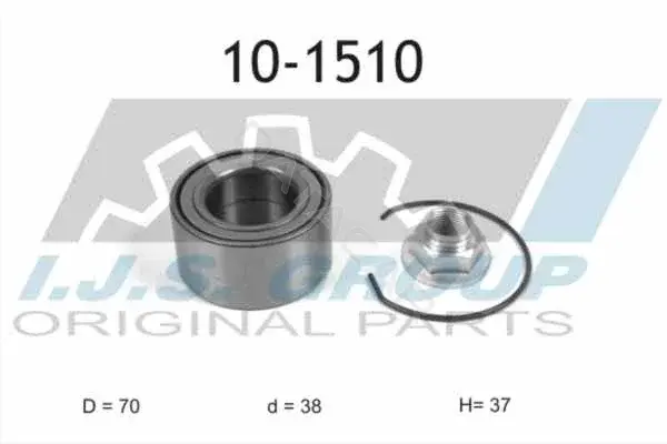 Подшипник ступицы IJS GROUP 10-1510