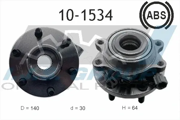 Подшипник ступицы IJS GROUP 10-1534