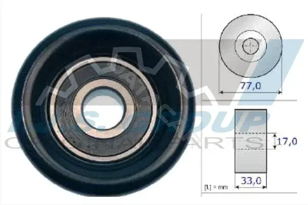 Натяжной ролик ГРМ IJS GROUP 93-1382