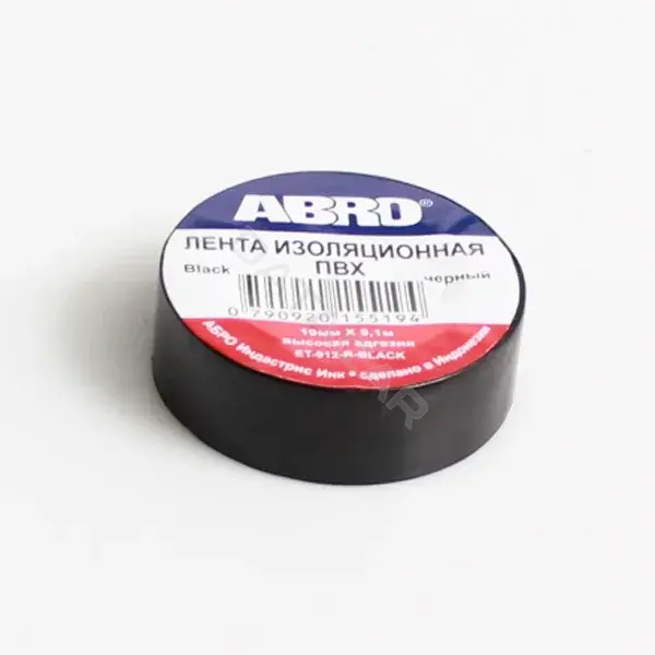 Изолента, клейкая лента, скотч ABRO ET-912B