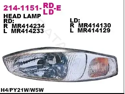 Фары DEPO 214-1151L-LD-E