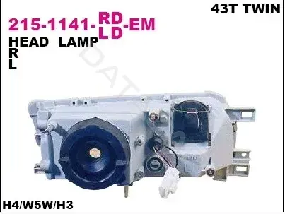 Фары DEPO 215-1141L-LD-EM