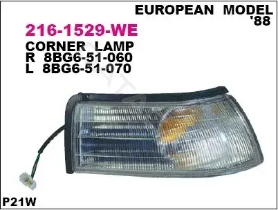 Поворотник DEPO 216-1529L-WE