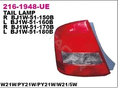 Задние фонари DEPO 216-1948R-UE