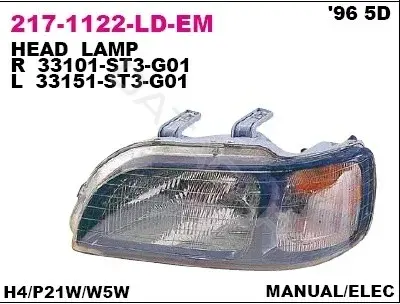 Фары DEPO 217-1122R-LD-EM