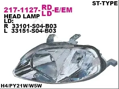 Фары DEPO 217-1127L-LD-E