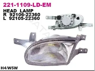 Фары DEPO 221-1109R-LD-EM