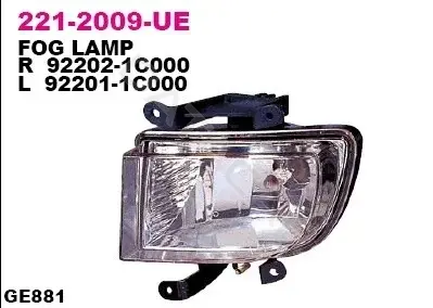Противотуманные фары DEPO 221-2009L-UE