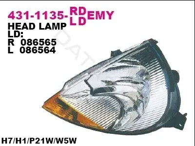 Фары DEPO 431-1135L-LDEMY