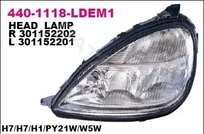 Фары DEPO 440-1118R-LDEM1