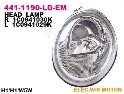 Фары DEPO 441-1190R-LD-EM