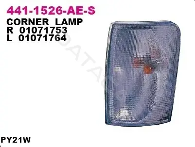 Поворотник DEPO 441-1526L-AE-S