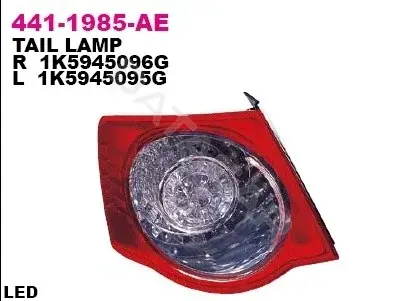 Задние фонари DEPO 441-1985L-AE