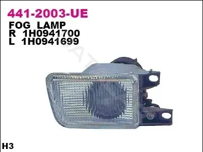 Противотуманные фары DEPO 441-2003R-UE