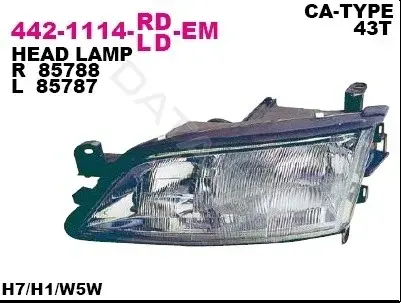 Фары DEPO 442-1114L-LD-EM