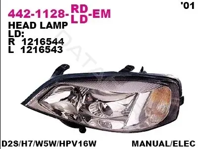 Фары DEPO 442-1128L-LD-EM