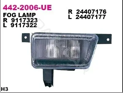 Противотуманные фары DEPO 442-2006R-UE