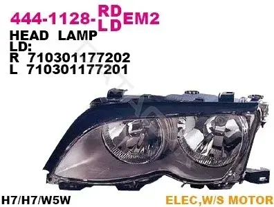 Фары DEPO 444-1128L-LDEM2
