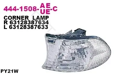 Поворотник DEPO 444-1508L-UE-C