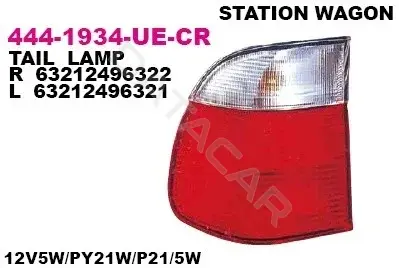 Задние фонари DEPO 444-1934L-UE-CR