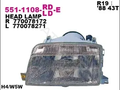 Фары DEPO 551-1108L-LD-E