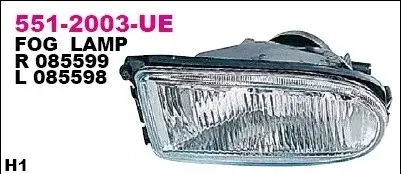Противотуманные фары DEPO 551-2003L-UE