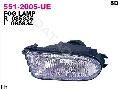 Противотуманные фары DEPO 551-2005R-UE