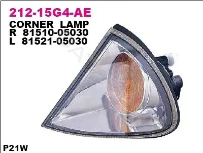 Поворотник DEPO 212-15G4R-AE