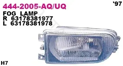 Противотуманные фары DEPO 444-2005L-UQ