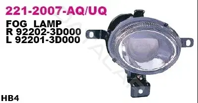 Противотуманные фары DEPO 221-2007L-UQ