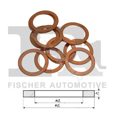 Сальник коленвала FA1/FISCHER 181.420.010