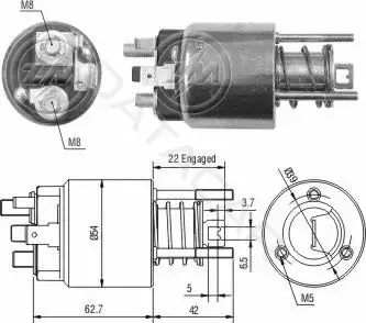 Реле втягивающее ZM ZM1-395