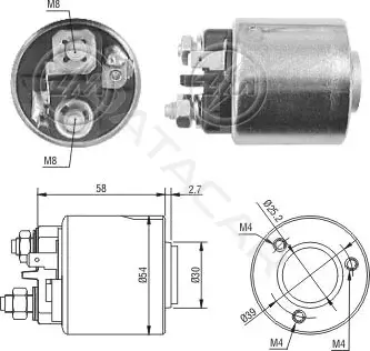 Реле втягивающее ZM ZM1-491
