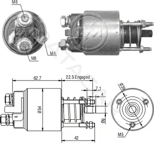 Реле втягивающее ZM ZM5-395