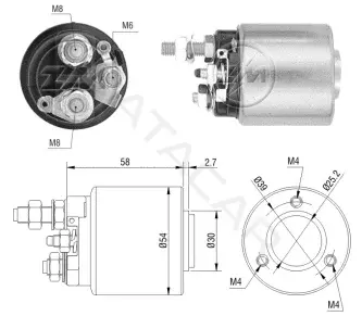 Реле втягивающее ZM ZM590