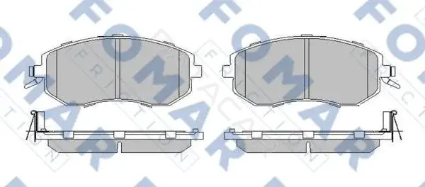 Тормозные колодки FOMAR FO217183